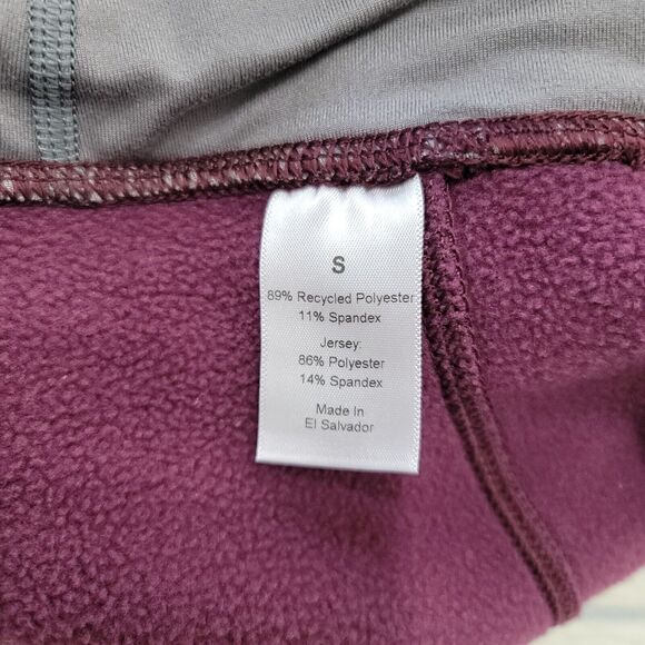 Title Nine Leggings Size Small Purple Fleece Lined Athleisure Outdoors Comfy - Picture 8 of 11
